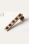 Parts of Four tablet earrings 5 groups, 34mm 1135-1-DA+SPL PPOF5
